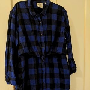 L Cheap Monday buffalo plaid dress